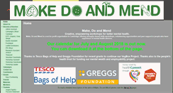 Desktop Screenshot of makedoandmendinfo.co.uk